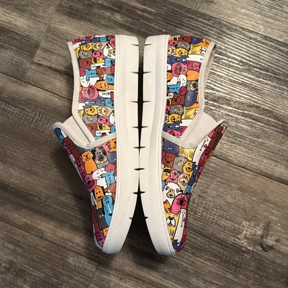 Nurse Mates ADELA Dog Cat Animal Slip Resistant Loafers sz 9.5 - Picture 4 of 9